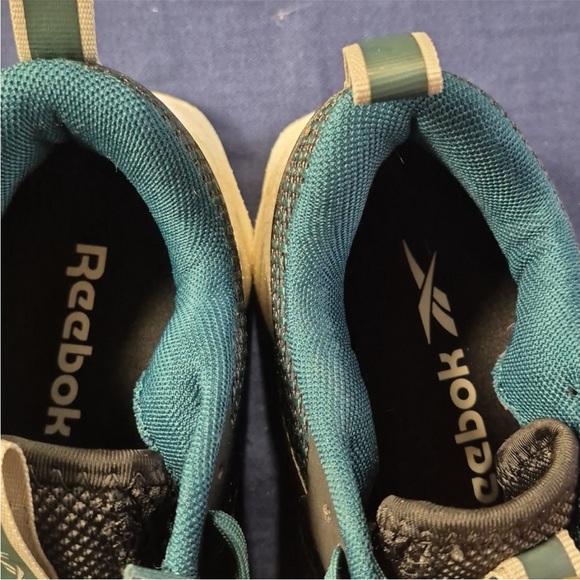 FUSION FLEXWEAVE WORK RB314 Comp Toe Athletic Work Shoe Teal Black Size 9W Wide - Picture 6 of 8